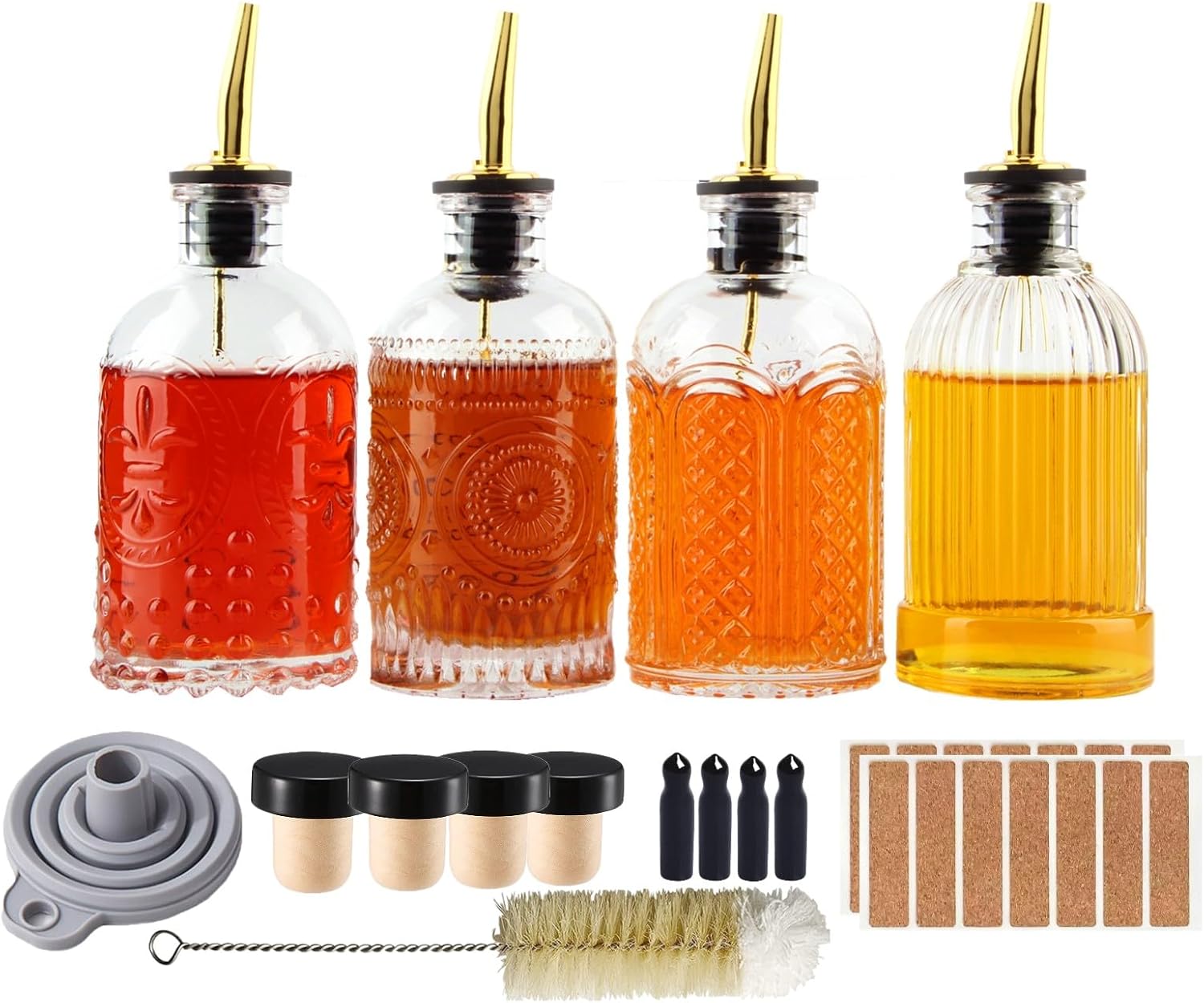 Syrup Dispenser Bottles Set