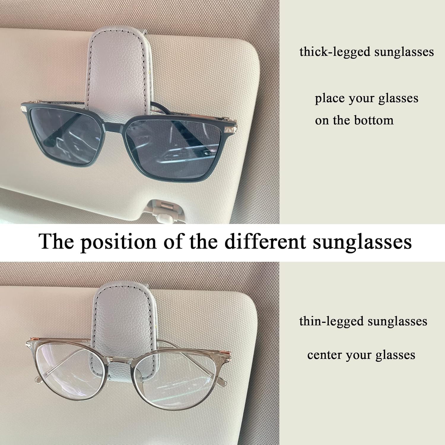 KIWEN Sunglasses Holders for Car - Image 2