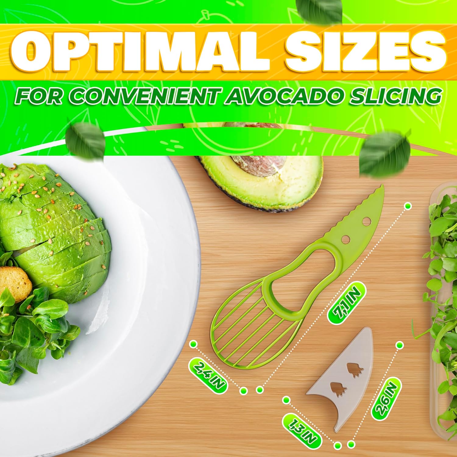 Avocado Slicer Tool 3 in 1 - Image 4