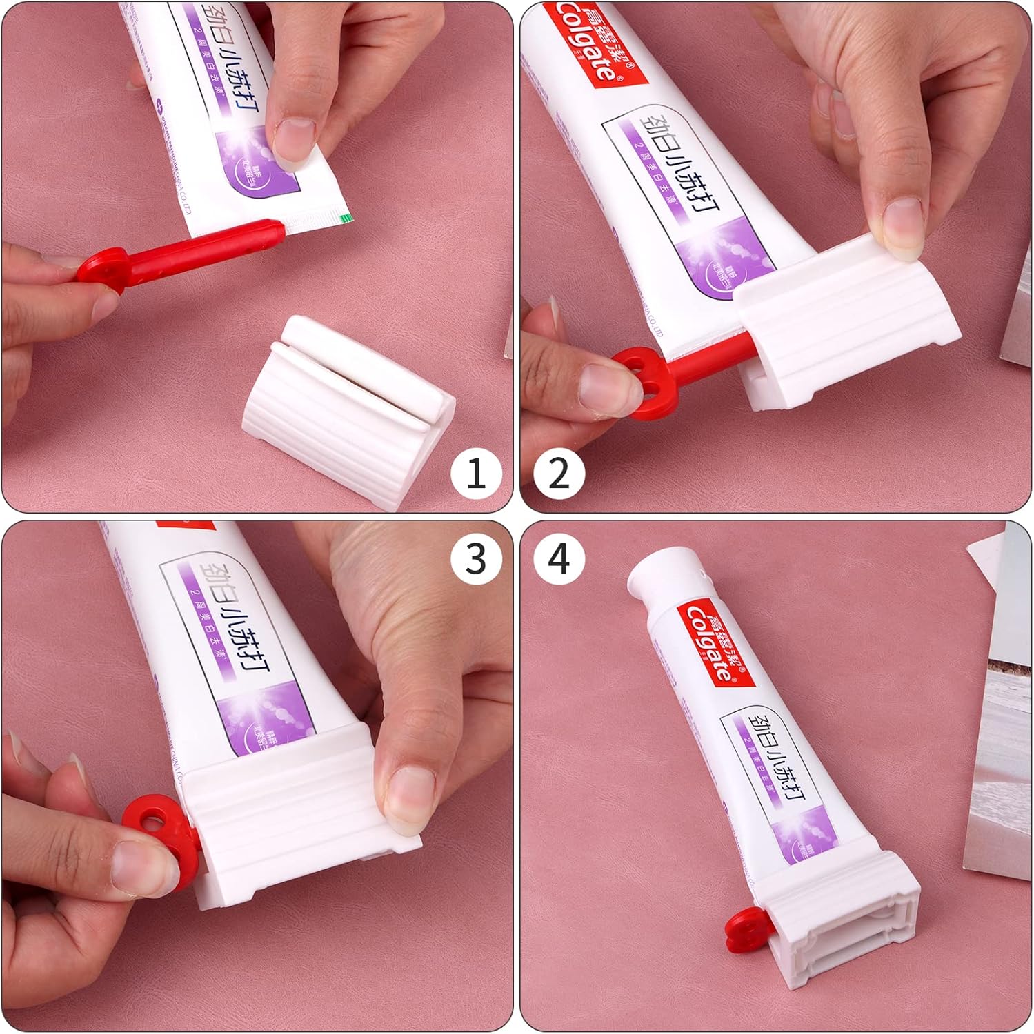 3pcs-Rolling Tube Toothpaste Squeezer - Image 4